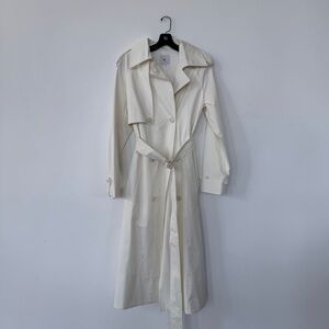 GOOP Cream Trench Coat